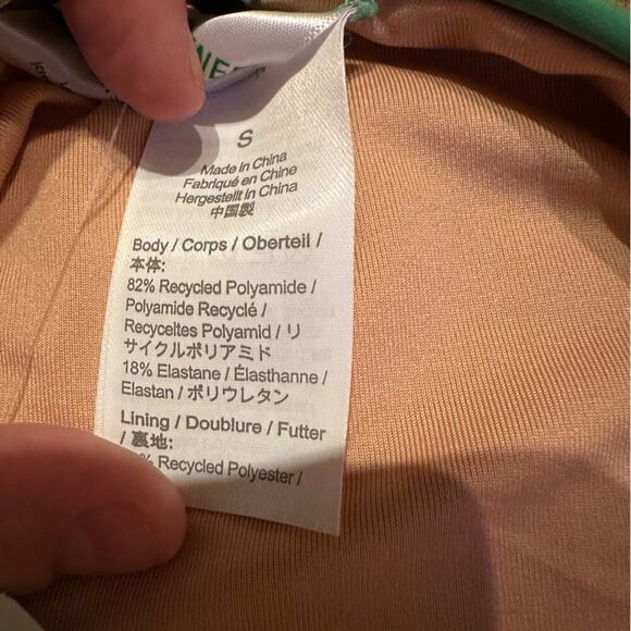 J. Crew High-Rise Bikini Swim Bottom in Teal Sz S NEW - Picture 5 of 6